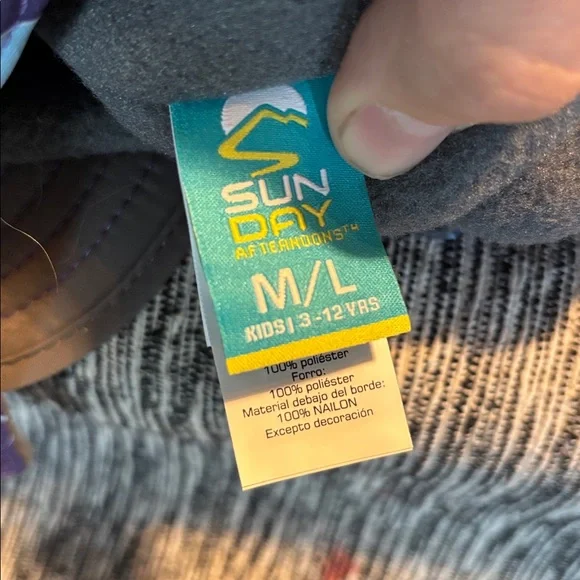 Sun🌞Day Afternoons winter Hat trapper attic age 3-12 M/L adjustable - Picture 7 of 7